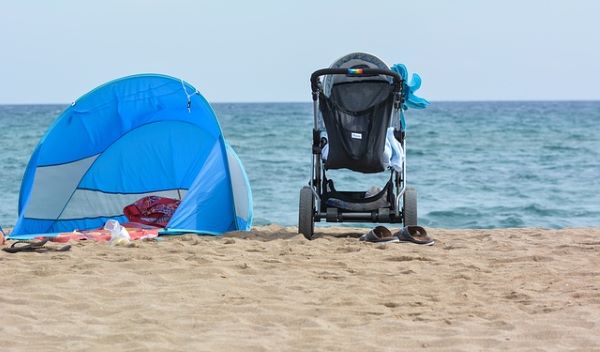 pop up strandmuschel