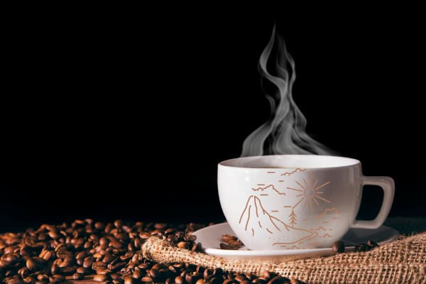 Camping Kaffe kochen