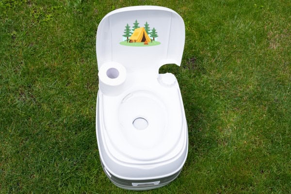Verwunderlich Mobile Toilette Camping Bild