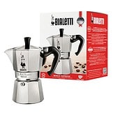 bialetti moka express ikonische herdplatten espressomaschine aluminium 270 ml si