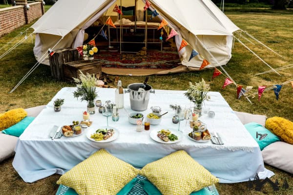 glamping am campingplatz