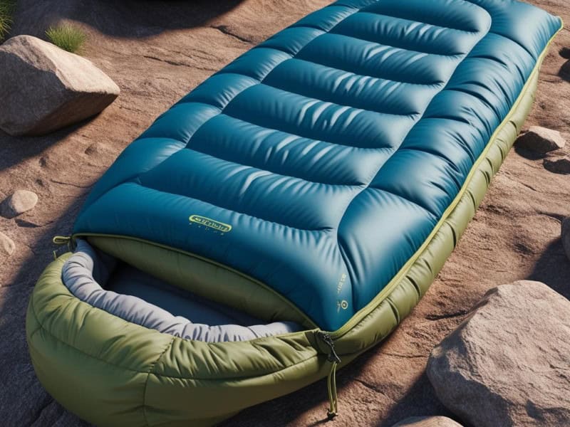 Schlafsack Mit Isomatte Integriert Fr Camping & Outdoor