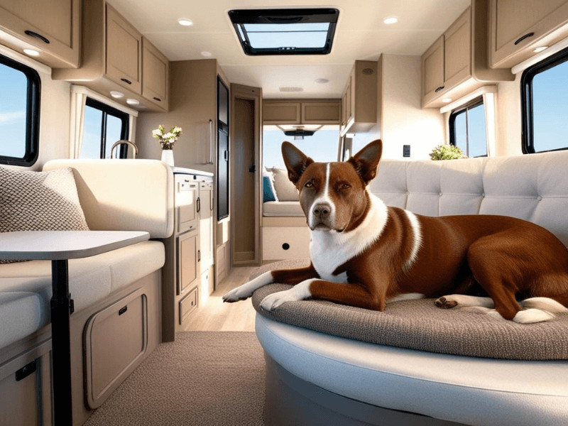 wohnmobil und hund