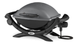 weber q1400 elektrogrill 43 x 32cm grillfaeche portabler bbq grill 2 geteilter p