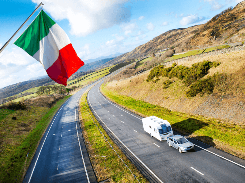 italien mit dem wohnwagen 