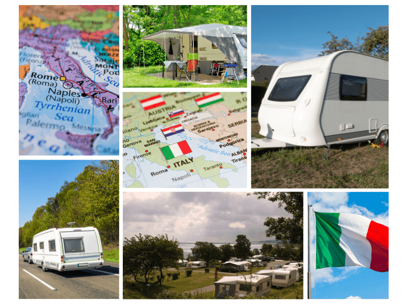 mit dem wohwagen nach italIA