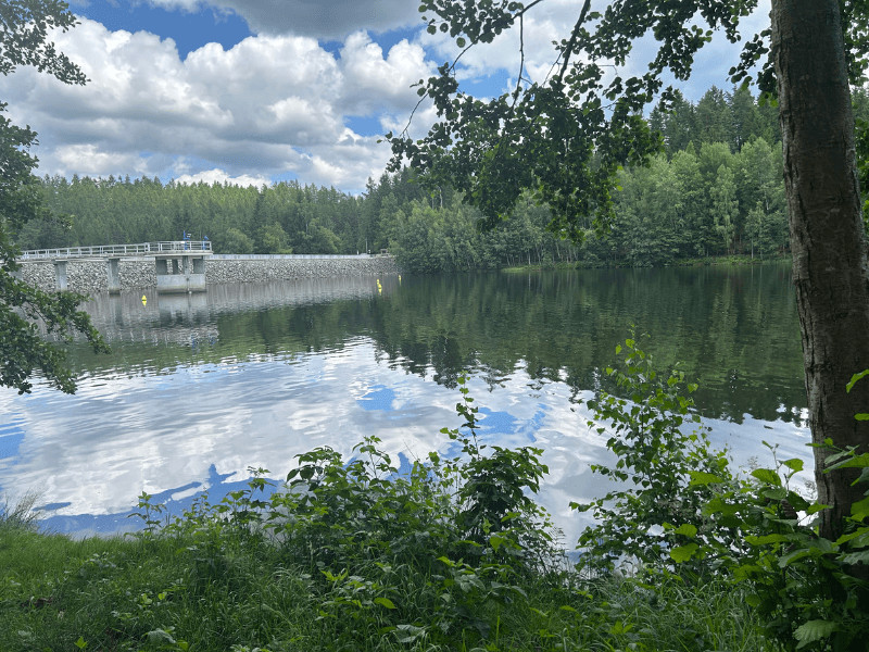Wohnmobilstellplatz an der Talsperre Falkenstein