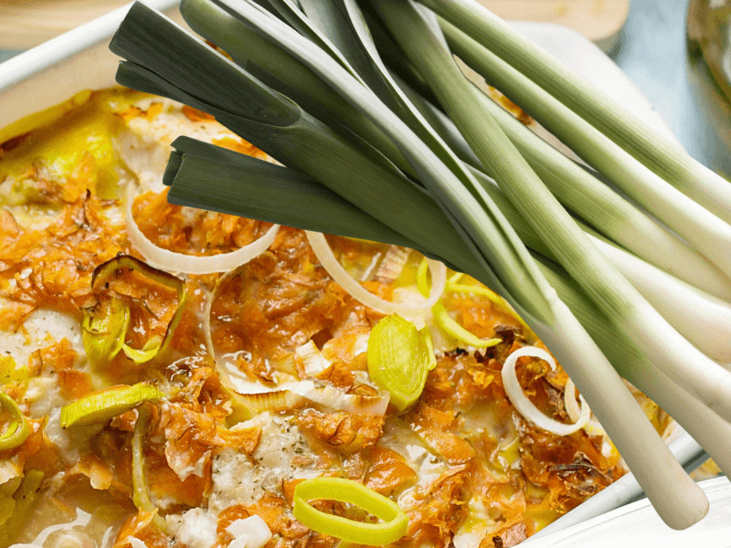 hackfleisch lauch gratin