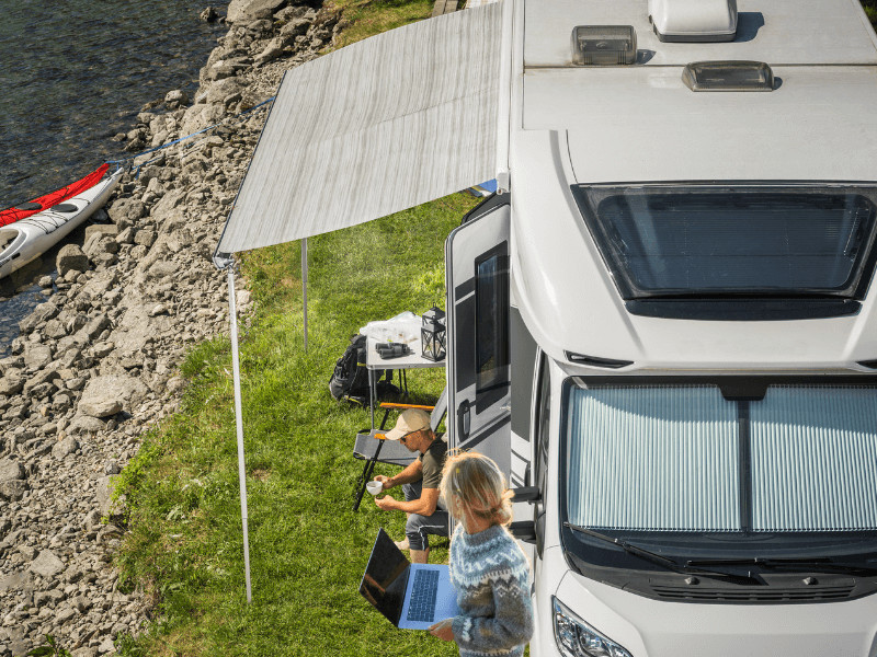 markisenstoff camping