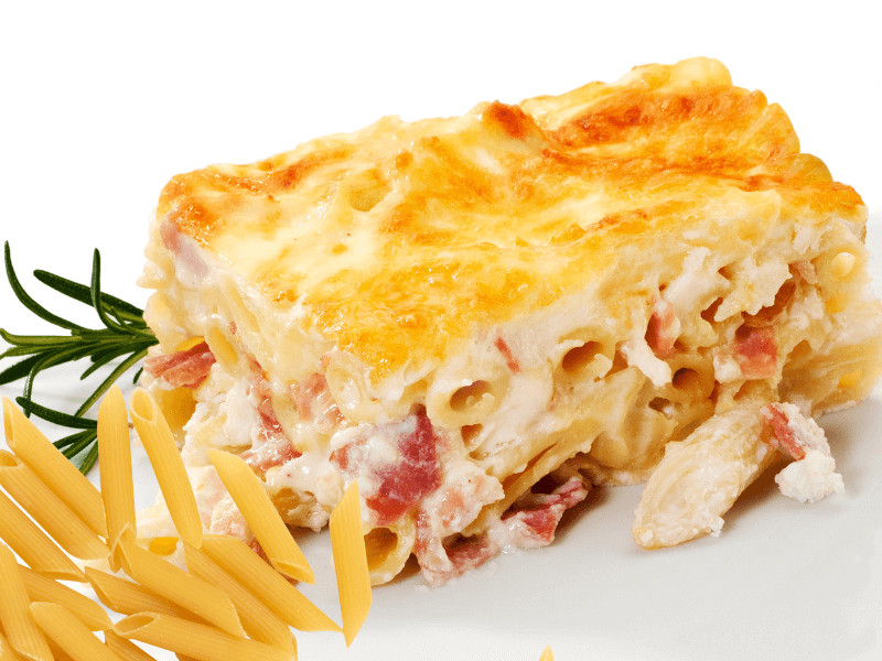 nudeln schinken gratin