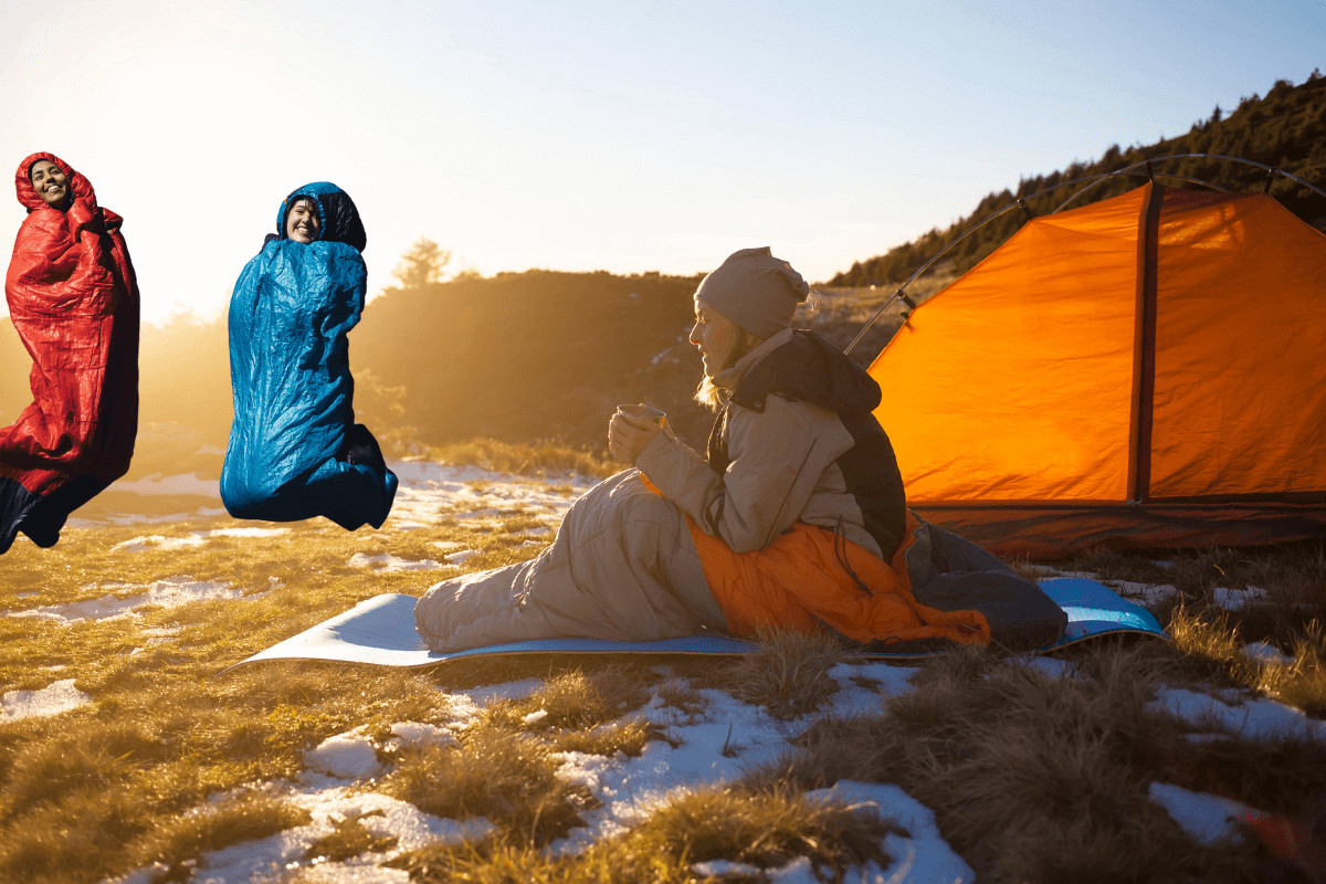 schlafsack richtig nutzen