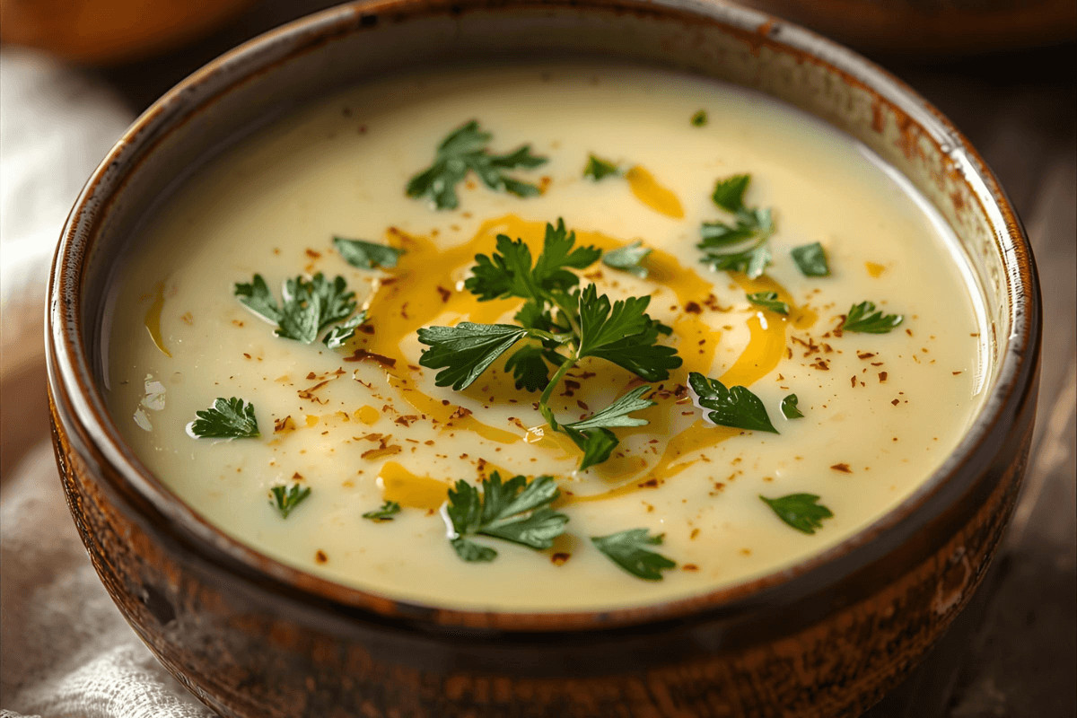 Kartoffelsuppe mit Lauch