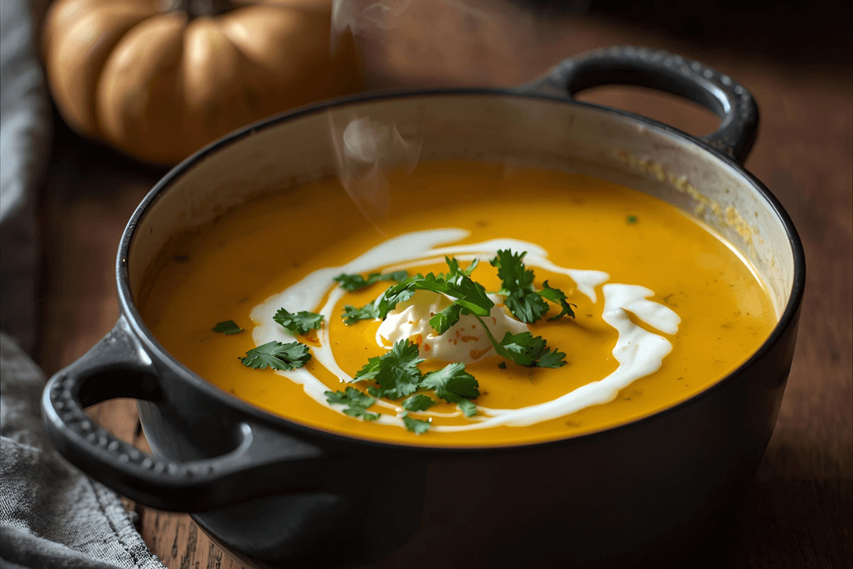 kürbis kokusnusmilch suppe