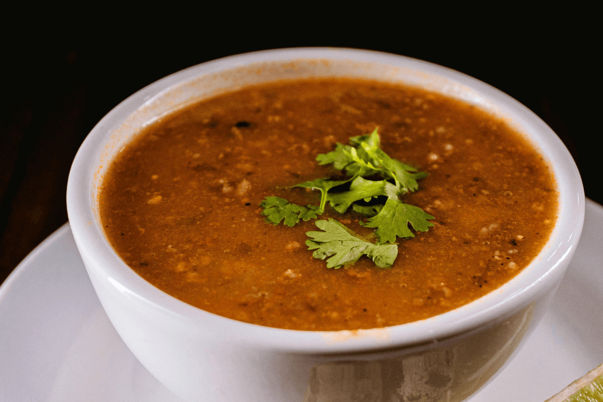 rote linsensuppe