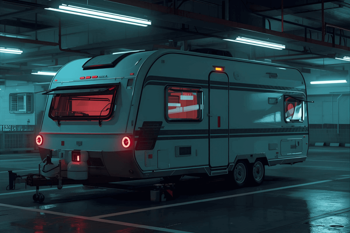 wohnwagen einstellen